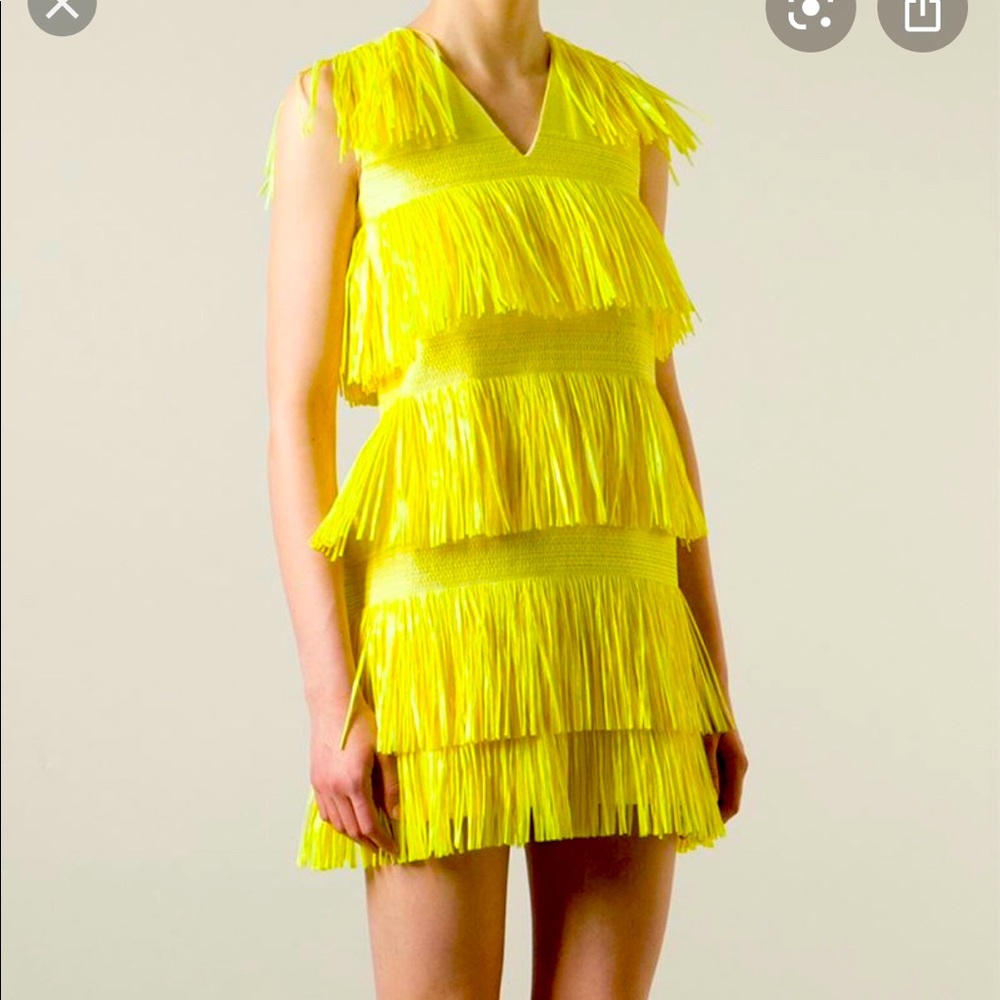 MSGM Fringe Party Dress